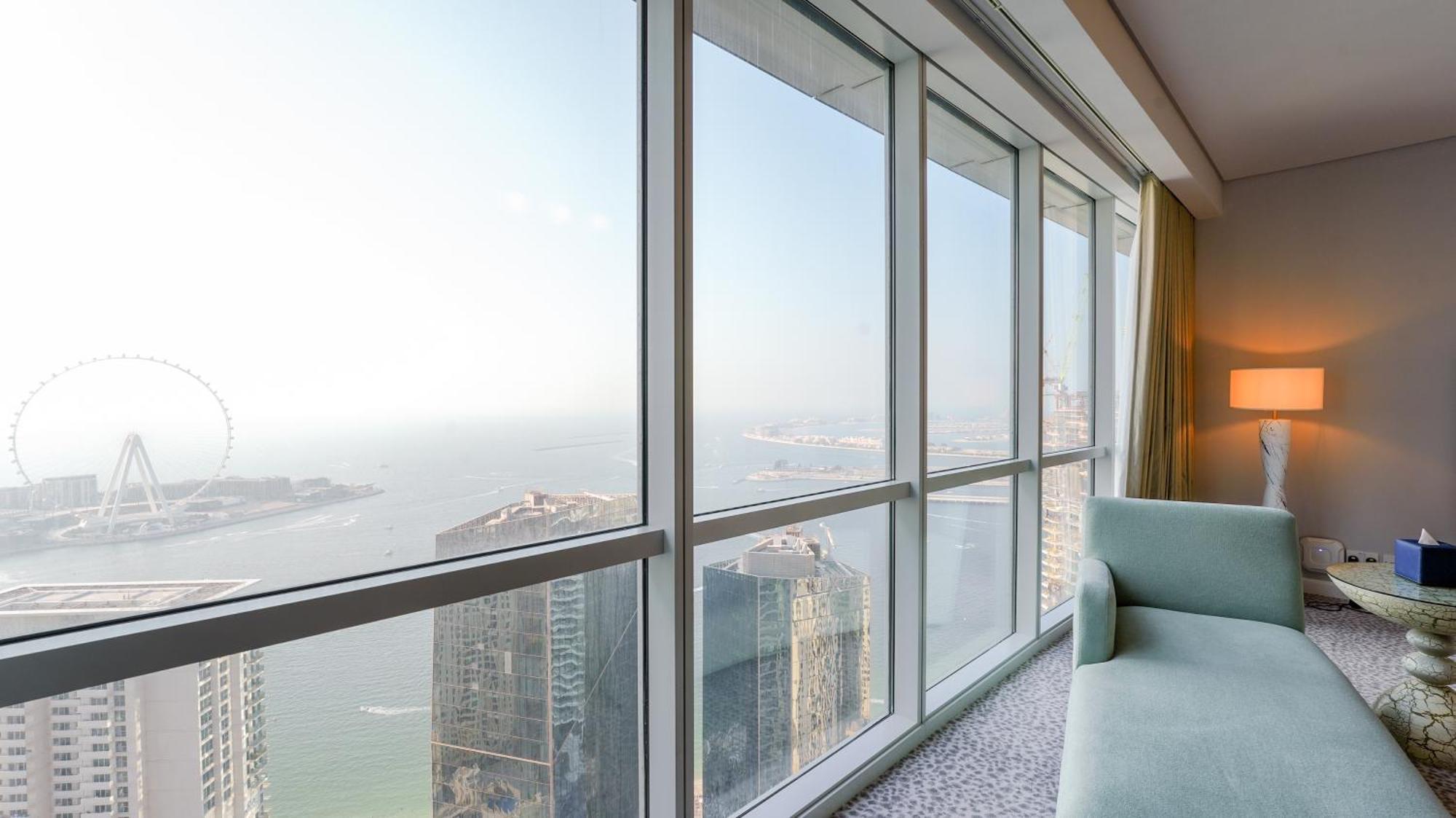 Blue Beach Tower The Walk Jbr Dubai Exterior foto A view from a suite