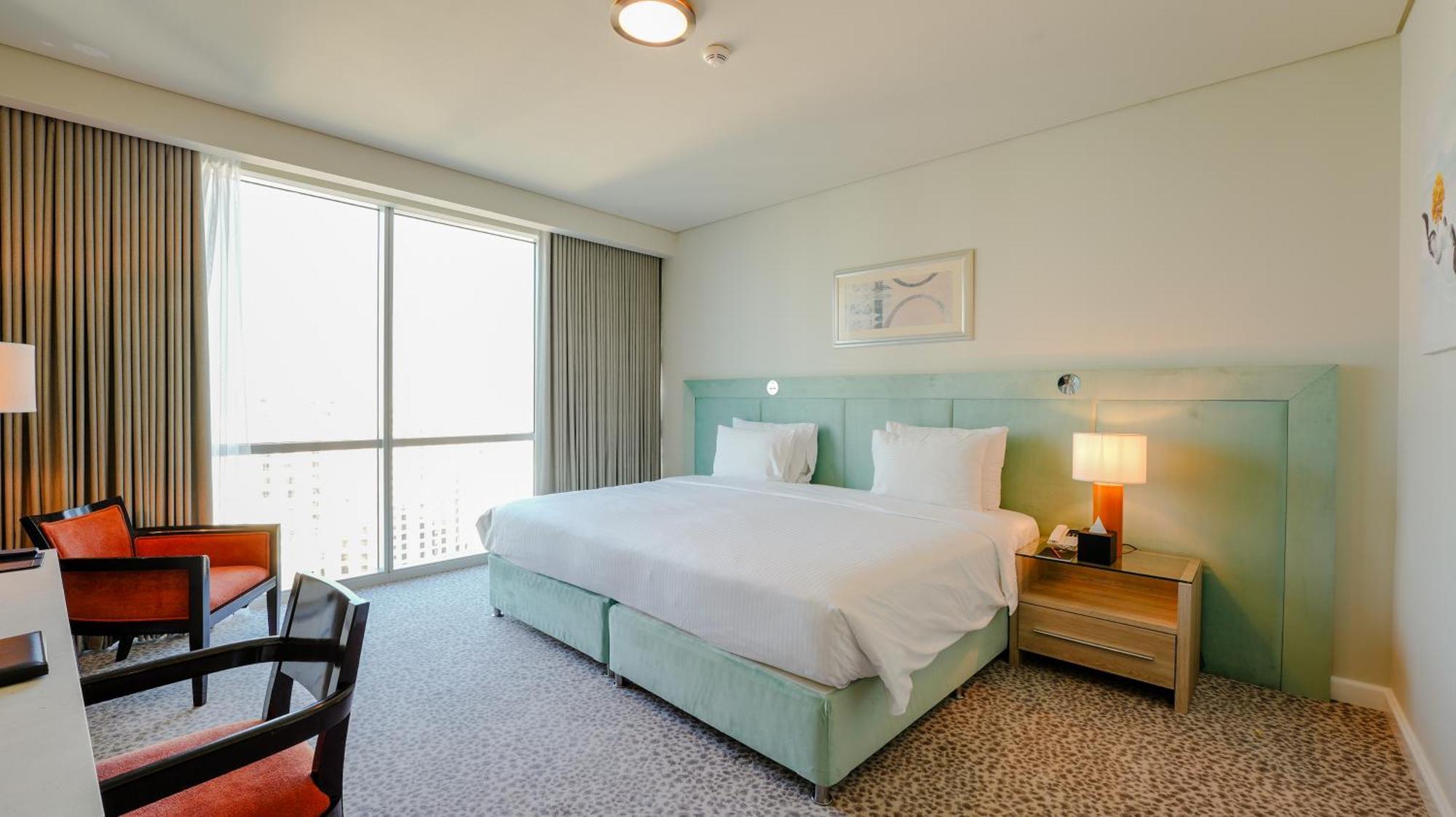 Blue Beach Tower The Walk Jbr Dubai Exterior foto A bedroom at the hotel