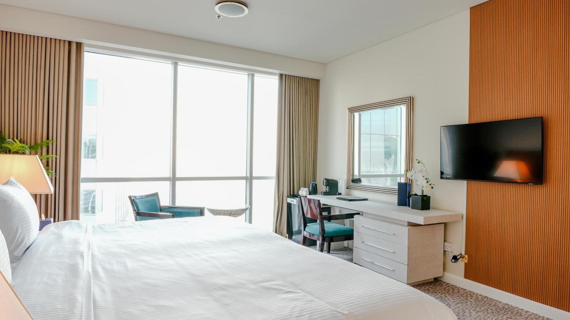 Blue Beach Tower The Walk Jbr Dubai Exterior foto A bedroom at the hotel